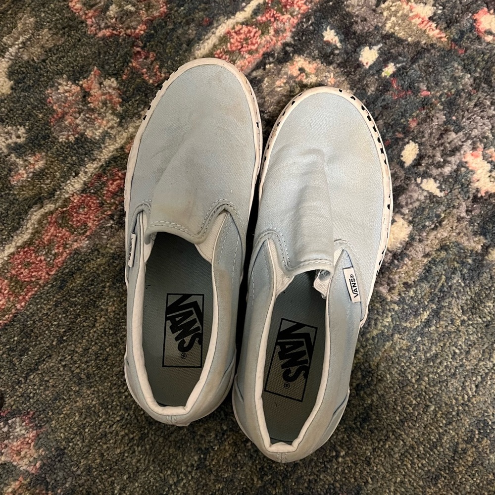 light blue vans